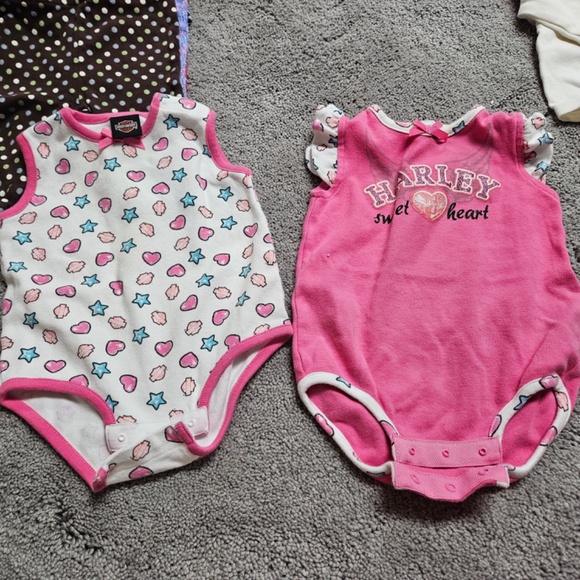 Large Lot 9 - 12 Months Baby Girl Clothes - Various Manufacturers Carters Harley - Picture 5 of 16